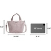 image:imageBaggallini Mini Carryall ToteBlush Shimmer