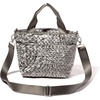 image:imageBaggallini Mini Carryall ToteGrey Emboss Velvet
