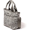 image:imageBaggallini Mini Carryall ToteGrey Emboss Velvet