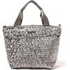 image:imageBaggallini Mini Carryall ToteGrey Emboss Velvet