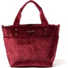 image:imageBaggallini Mini Carryall ToteRed Velvet With Gold Hardware
