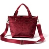 image:imageBaggallini Mini Carryall ToteRed Velvet With Gold Hardware
