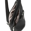 image:imageBaggallini Mini Sling  12x7 Sling Crossbody Bag Backpack with Adjustable Shoulder StrapBlack Cheetah Emboss