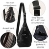 image:imageBaggallini Mini Sling  12x7 Sling Crossbody Bag Backpack with Adjustable Shoulder StrapBlack Cheetah Emboss