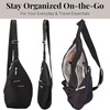 image:imageBaggallini Mini Sling  12x7 Sling Crossbody Bag Backpack with Adjustable Shoulder StrapBlack Twill