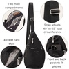 image:imageBaggallini Mini Sling  12x7 Sling Crossbody Bag Backpack with Adjustable Shoulder StrapBlack Twill
