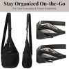 image:imageBaggallini Mini Sling  12x7 Sling Crossbody Bag Backpack with Adjustable Shoulder StrapBlackSand