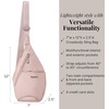 image:imageBaggallini Mini Sling  12x7 Sling Crossbody Bag Backpack with Adjustable Shoulder StrapBlush Shimmer