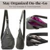 image:imageBaggallini Mini Sling  12x7 Sling Crossbody Bag Backpack with Adjustable Shoulder StrapCharcoal