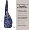 image:imageBaggallini Mini Sling  12x7 Sling Crossbody Bag Backpack with Adjustable Shoulder StrapFlower Market
