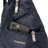 image:imageBaggallini Mini Sling  12x7 Sling Crossbody Bag Backpack with Adjustable Shoulder StrapFrench Navy Quilt