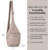 image:imageBaggallini Mini Sling  12x7 Sling Crossbody Bag Backpack with Adjustable Shoulder StrapMoonrock