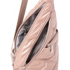 image:imageBaggallini Mini Sling  12x7 Sling Crossbody Bag Backpack with Adjustable Shoulder StrapRose Metallic Quilt
