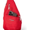 image:imageBaggallini Mini Sling  12x7 Sling Crossbody Bag Backpack with Adjustable Shoulder StrapScarlet Red