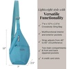 image:imageBaggallini Mini Sling  12x7 Sling Crossbody Bag Backpack with Adjustable Shoulder StrapSeaside Blue
