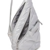 image:imageBaggallini Mini Sling  12x7 Sling Crossbody Bag Backpack with Adjustable Shoulder StrapSilver Metallic Quilt