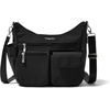 image:imageBaggallini Modern Everywhere Crossbody Bag for Women 11x9x45 Rfid Hobo BagBlack