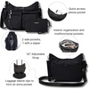 image:imageBaggallini Modern Everywhere Crossbody Bag for Women 11x9x45 Rfid Hobo BagBlack Cheetah Emboss