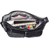 image:imageBaggallini Modern Everywhere Crossbody Bag for Women 11x9x45 Rfid Hobo BagBlack Cheetah Emboss