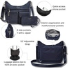 image:imageBaggallini Modern Everywhere Crossbody Bag for Women 11x9x45 Rfid Hobo BagFrench Navy