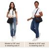 image:imageBaggallini Modern Everywhere Crossbody Bag for Women 11x9x45 Rfid Hobo BagMidnight Blossom Print