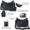 image:imageBaggallini Modern Everywhere Crossbody Bag for Women 11x9x45 Rfid Hobo BagMidnight Blossom Print