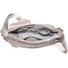 image:imageBaggallini Modern Everywhere Crossbody Bag for Women 11x9x45 Rfid Hobo BagRose Metallic Quilt