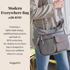 image:imageBaggallini Modern Everywhere Crossbody Bag for Women 11x9x45 Rfid Hobo BagSterling Shimmer