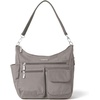 image:imageBaggallini Modern Everywhere Crossbody Bag for Women 11x9x45 Rfid Hobo BagSterling Shimmer