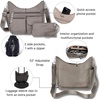 image:imageBaggallini Modern Everywhere Crossbody Bag for Women 11x9x45 Rfid Hobo BagSterling Shimmer