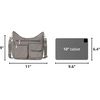 image:imageBaggallini Modern Everywhere Crossbody Bag for Women 11x9x45 Rfid Hobo BagSterling Shimmer
