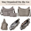 image:imageBaggallini Modern Everywhere Crossbody Bag for Women 11x9x45 Rfid Hobo BagSterling Shimmer