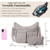 image:imageBaggallini Modern Everywhere Crossbody Bag for Women 11x9x45 Rfid Hobo BagStone Heritage