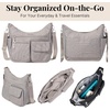 image:imageBaggallini Modern Everywhere Crossbody Bag for Women 11x9x45 Rfid Hobo BagStone Heritage