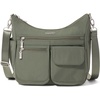 image:imageBaggallini Modern Everywhere Crossbody Bag for Women 11x9x45 Rfid Hobo BagThyme