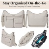 image:imageBaggallini Modern Everywhere Crossbody Bag for Women 11x9x45 Rfid Hobo BagVanilla Heritage