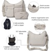 image:imageBaggallini Modern Everywhere Crossbody Bag for Women 11x9x45 Rfid Hobo BagVanilla Heritage