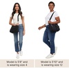 image:imageBaggallini Modern Everywhere Crossbody Bag for Women 11x9x45 Rfid Hobo BagVanilla Heritage