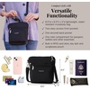 image:imageBaggallini Modern Pocket Crossbody Bag for Women 85x85 Handbag Purse with RFID Lightweight WaterResistantBlack