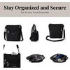 image:imageBaggallini Modern Pocket Crossbody Bag for Women 85x85 Handbag Purse with RFID Lightweight WaterResistantBlack
