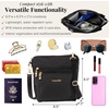 image:imageBaggallini Modern Pocket Crossbody Bag for Women 85x85 Handbag Purse with RFID Lightweight WaterResistantBlack W Gold Hardware