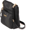 image:imageBaggallini Modern Pocket Crossbody Bag for Women 85x85 Handbag Purse with RFID Lightweight WaterResistantBlack W Gold Hardware