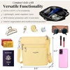 image:imageBaggallini Modern Pocket Crossbody Bag for Women 85x85 Handbag Purse with RFID Lightweight WaterResistantButter Yellow