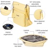 image:imageBaggallini Modern Pocket Crossbody Bag for Women 85x85 Handbag Purse with RFID Lightweight WaterResistantButter Yellow