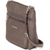 image:imageBaggallini Modern Pocket Crossbody Bag for Women 85x85 Handbag Purse with RFID Lightweight WaterResistantDark Umber Heritage