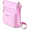 image:imageBaggallini Modern Pocket Crossbody Bag for Women 85x85 Handbag Purse with RFID Lightweight WaterResistantHibiscus Pink