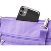 image:imageBaggallini Modern Pocket Crossbody Bag for Women 85x85 Handbag Purse with RFID Lightweight WaterResistantLavender Surf