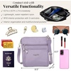 image:imageBaggallini Modern Pocket Crossbody Bag for Women 85x85 Handbag Purse with RFID Lightweight WaterResistantLilac