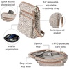 image:imageBaggallini Modern Pocket Crossbody Bag for Women 85x85 Handbag Purse with RFID Lightweight WaterResistantMocha Cheetah Print