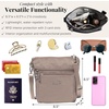 image:imageBaggallini Modern Pocket Crossbody Bag for Women 85x85 Handbag Purse with RFID Lightweight WaterResistantMoonrock
